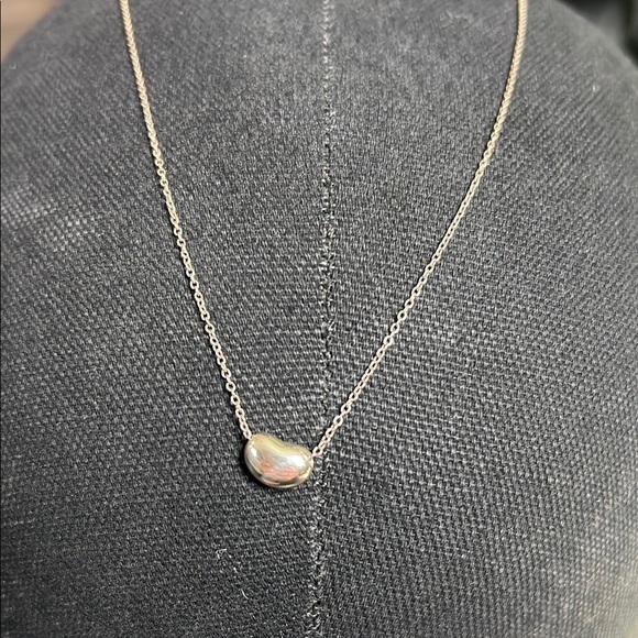 Tiffany & Co x Elsa Peretti Bean Necklace in Genuine Silver...